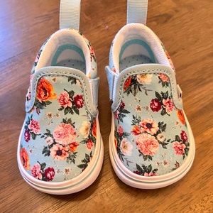 Vans slip on floral print
